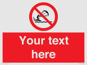 Custom No kite surfing